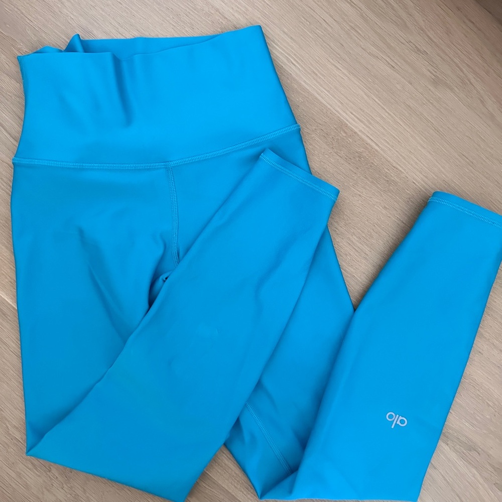 Alo teal blue leggings size S
